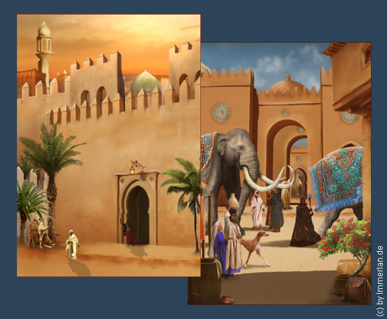 Die W&auml;lle und Stra&szlig;en von Culuthux