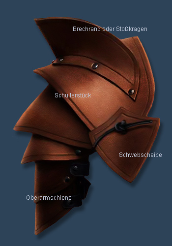 Illustration eines Schulterst&uuml;ckes