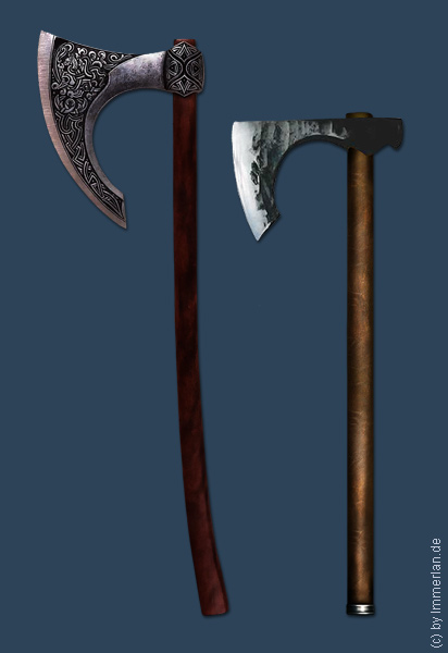 Nordaxt und Bartaxt