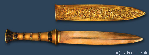 Goldener Prunkdolch